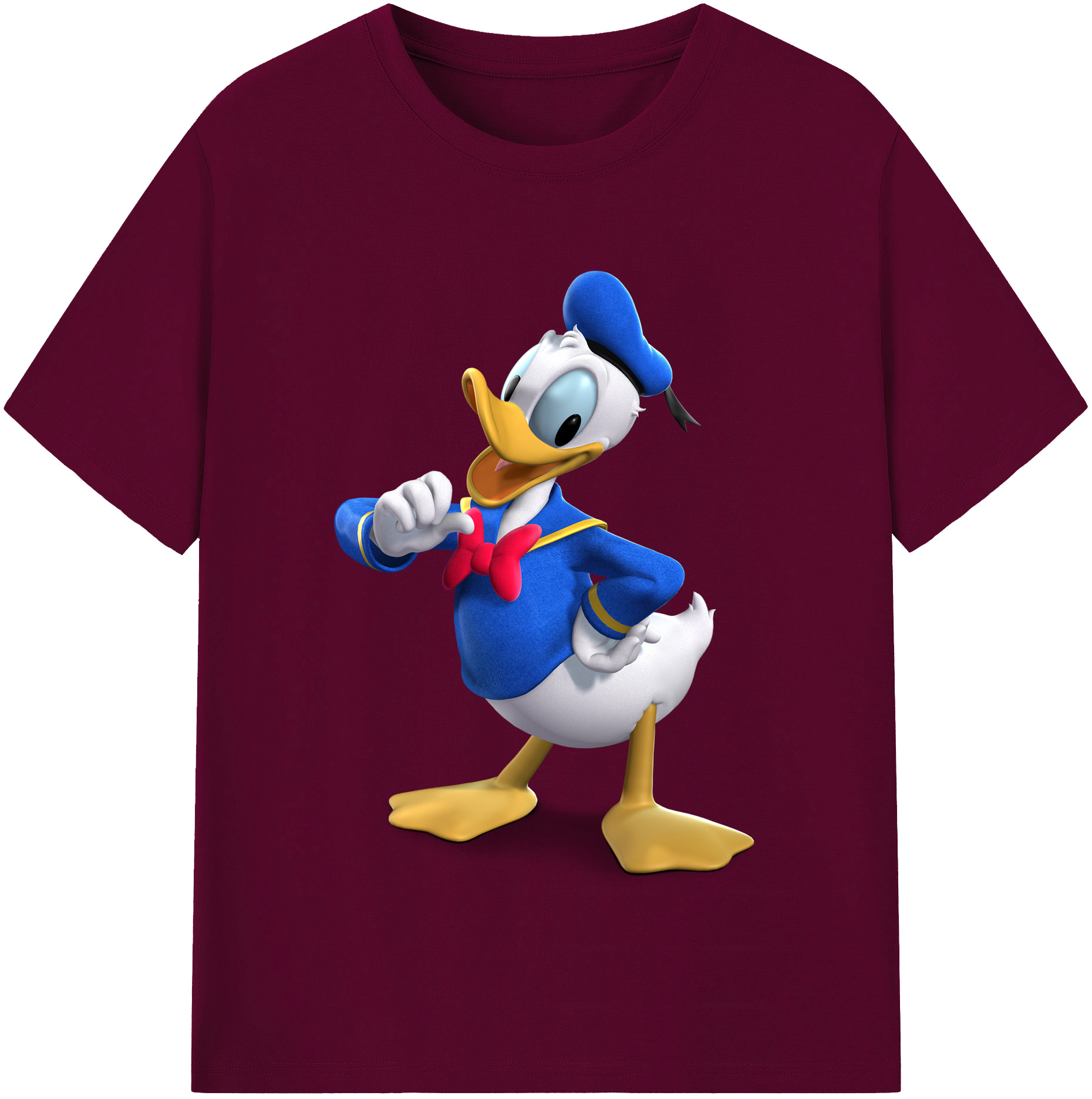 （画像用） ミッキーマウス Mickey Mouse レディースカジュアルプリントTシャツ（綿100％）